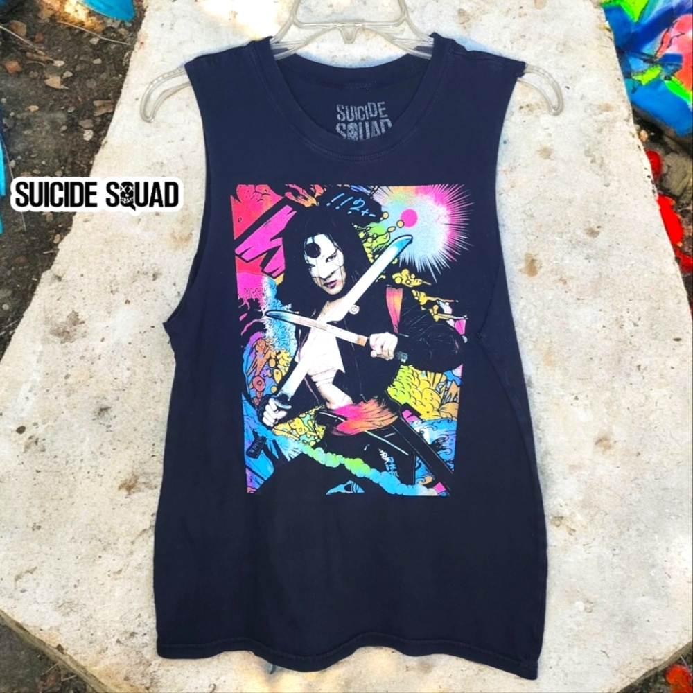 SUICIDE SQUAD Unisex Katana Tank- Small